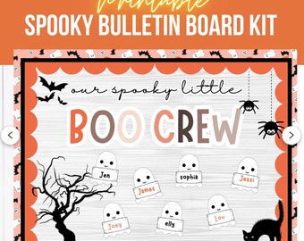 Halloween Bulletin Board Kit: Spooky Classroom Decor