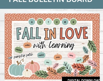 Fall Classroom Bulletin Board Kit: Autumn Decor