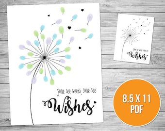 Dandelion Fingerprint Craft, DIY Craft for Kids, Inspirational Art ...
