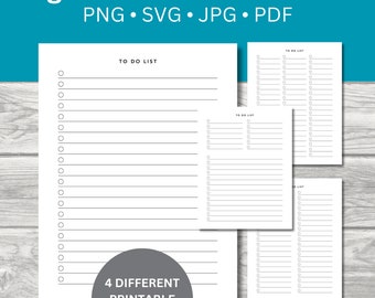 Printable To Do List: Weekly & Daily Checklist