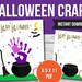 Halloween Handprint Craft Printable PDF Kids Halloween Craft - Etsy