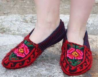 mukluks wool slipper socks with leather sole