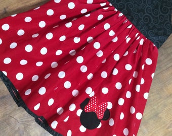 Birthday Girls Minnie Mouse Party Outfit Minnie Mouse Birthday Outfit Minnie Dress Minnie Dress