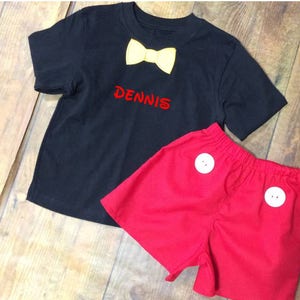 Mickey Mouse Birthday Outfit Shirt Shorts Mickey Mouse Outfit Mickey Birthday Shirt Mickey Mouse Shorts