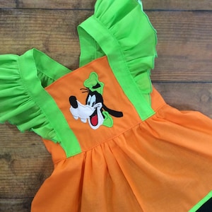 Disney Goofy Ruffle Top Birthday Outfit Goofy Outfit Goofy Birthday Outfit Disney Goofy Outfit