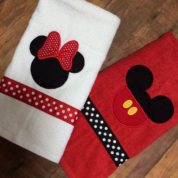 Minnie Mickey Mouse Beach Bath Towel Minnie Mouse Bath Towel Mickey Mouse Beach Towel Mickey Minnie Mouse Monogrammed Beach Bath Towel