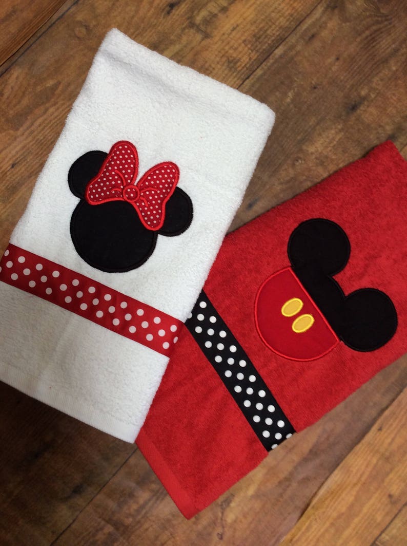 Minnie Mickey Mouse Beach Bath Towel Minnie Mouse Bath Towel Etsy