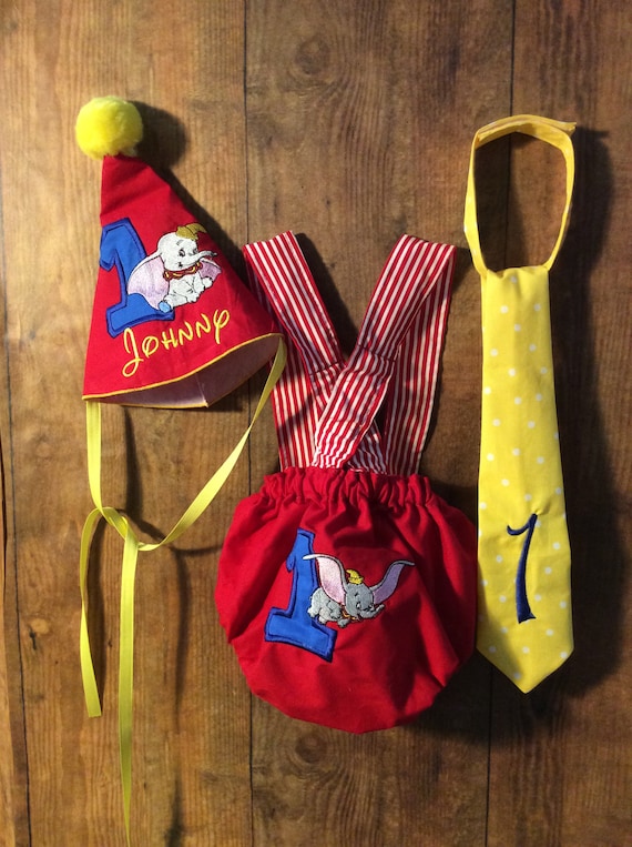 Disney Dumbo Baby Boys Birthday Smash Cake Outfit Baby Boys Dumbo 1st Birthday Outfit Etsy UK