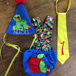 Baby Boys Birthday Hungry Caterpillar Smash Cake Outfit Baby Boys Hungry Caterpillar 1st Birthday