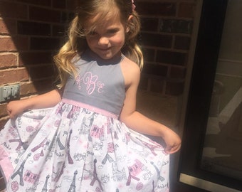 Girls Birthday Party Outfit Paris Dress Birthday Party Dress Girls Paris Outfit Sparkle Paris Girls
