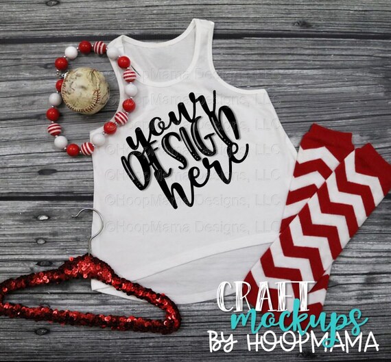 White Tank Mockup Image 4 Kavio Pjp0577 Baseball