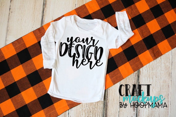 Download Free White Long Sleeve Toddler T-Shirt Mockup Kavio ...