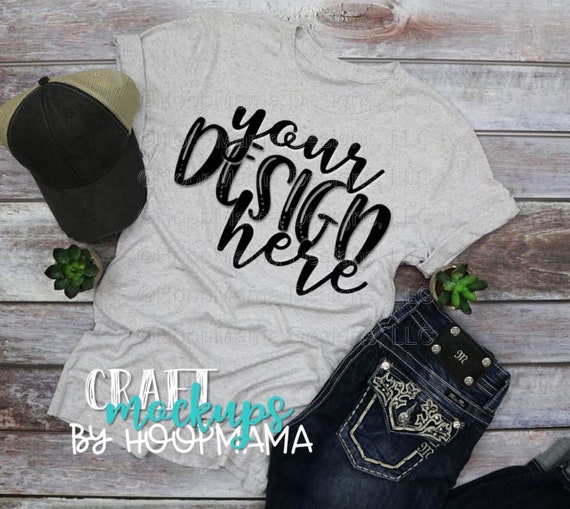 White Fleck Bella Canvas 3413 T-Shirt Mockup 2 Bella White Fleck Bella Canvas 3413 T-Shirt Mockup 2 Bella