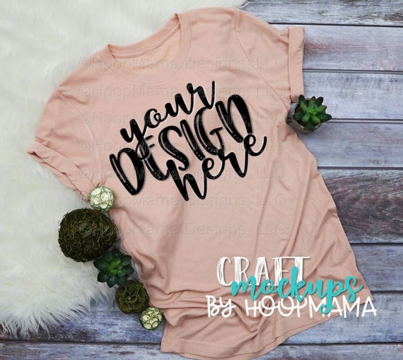 Peach Bella Canvas 3413 T-Shirt Mockup 1 Bella Canvas Peach Bella Canvas 3413 T-Shirt Mockup 1 Bella Canvas