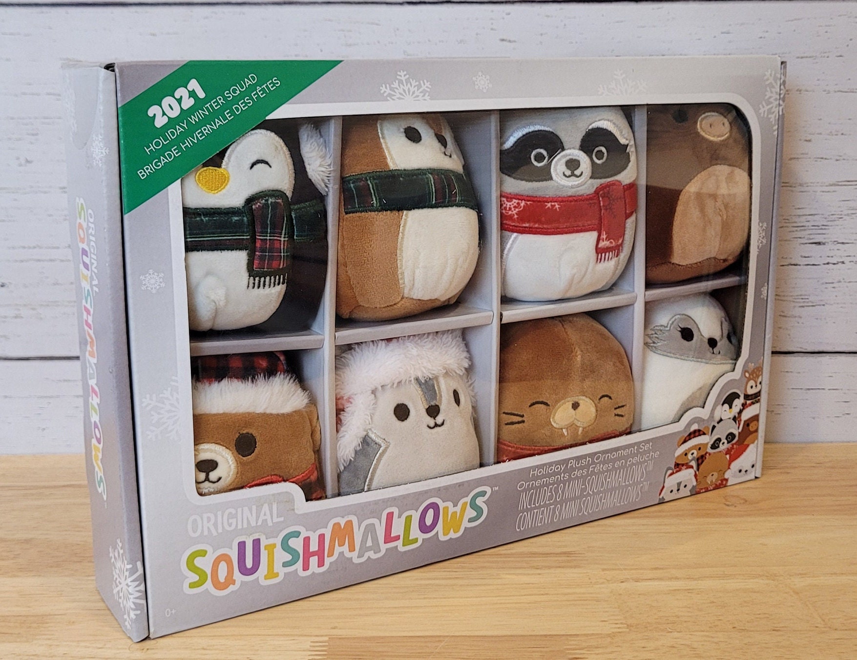 Squishmallow Set of 8 Mini Christmas Ornament 2021 Holiday Etsy Canada