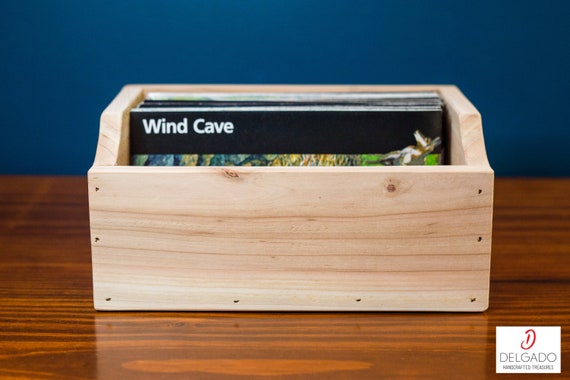 National Park Brochure Map Holder Box, Cedar Wood, Home