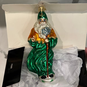 Authentic Christopher Radko St Patrick Jr Tree Ornament