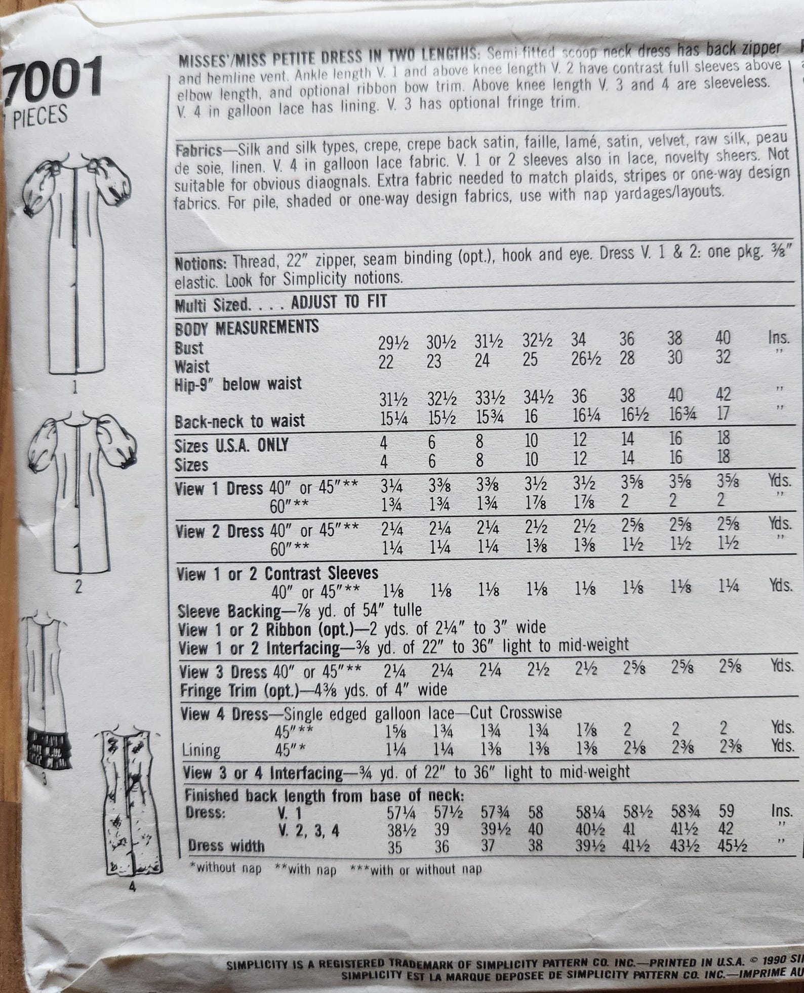 Simplicity Easy Pattern Simplicity Easy to Sew Dress Pattern - Etsy