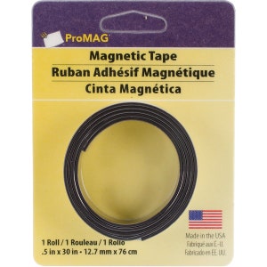 Flexible Magnetic Tape Adhesive Backing, Craft Magnet, Magnetic Storage,  Sticker Magnets, Magnetic Strips, Adhesive Magnets, Magnet Crafts 
