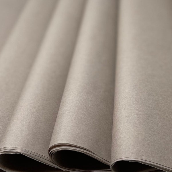 Taupe Tissue Paper 10-20 Sheets 20" X 30" Matte Premium Fawn Chestnut Grayish-Brown Neutral Gift Wrap Pom eco-friendly