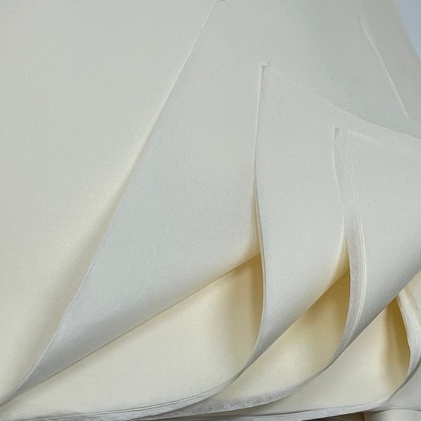 Ivory Tissue Paper 20" X 30" 10-20ct Premium Sheets Vanilla Cream Antique White Gift Wrap Pom eco-friendly