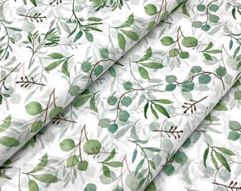 Eucalyptus Tissue Paper 20" X 30"  5-10 sheets Botanical Premium Gift Wrap Decoupage Holiday Party eco-friendly