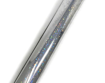Holographic Silver Dots Gift Wrap 1/4 Ream 208 ft x 30 in