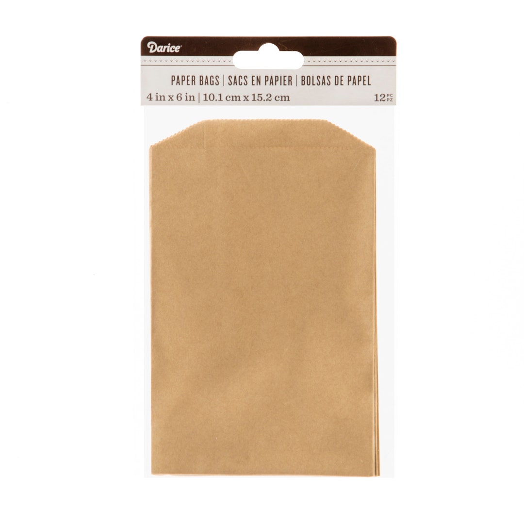Kraft Paper Treat Bags 4 X 6 Inches 12ct Favors Gifts Parties Etsy