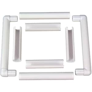 8X8&quot; Snap Embroidery Frame Frank A. Edmunds Needle Point Cross Stitch Quilting Rug Punch Needle