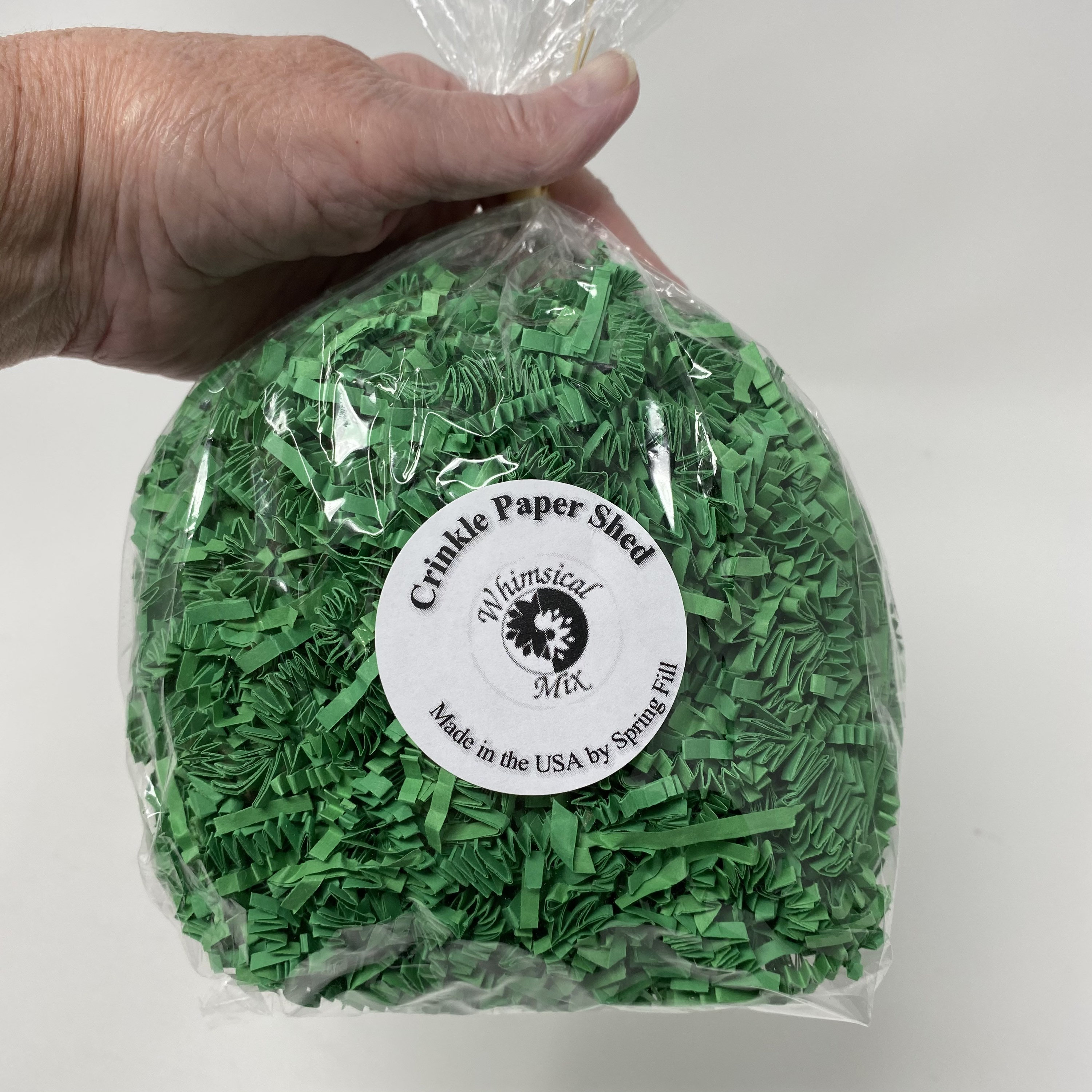 Green Crinkle Paper Shred 4 oz ecofriendly Gift Wrapping Baby Etsy