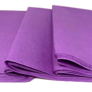 Plum Tissue Paper 10-20 Sheets 20" X 30" Matte Premium Purple Violet Gift Wrap Pom eco-friendly