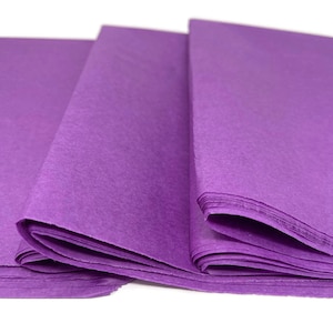 Plum Tissue Paper 10-20 Sheets 20&quot; X 30&quot; Matte Premium Purple Violet Gift Wrap Pom eco-friendly