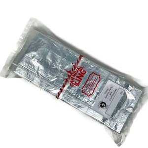 May include: A package of silver foil sheets for hobby, sewing, and party craft supplies. The package is tied with red string and has a red label with the text "Carnival King" and a circus tent graphic. The label also says "Hobby Sewing, Party and Craft Supplies 25ct".
