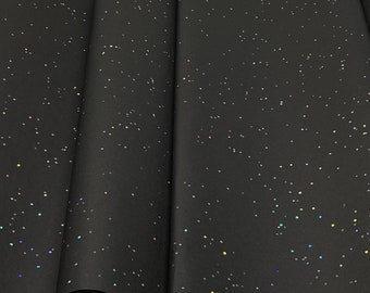 Black Onyx Gemstone Tissue Paper 5-10 sheets 20" X 30" Luxury Premium Holographic Sequin Glitter Sparkle Gift Wrap Pom