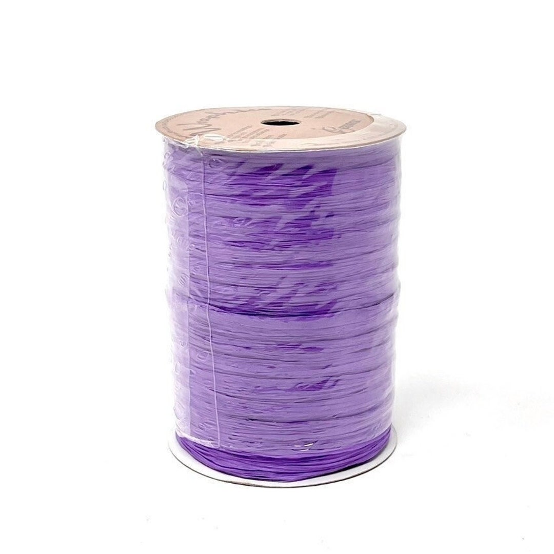Purple Raffia Ribbon 100 Yds Berwick Wraphia Natural Rayon Matte ...