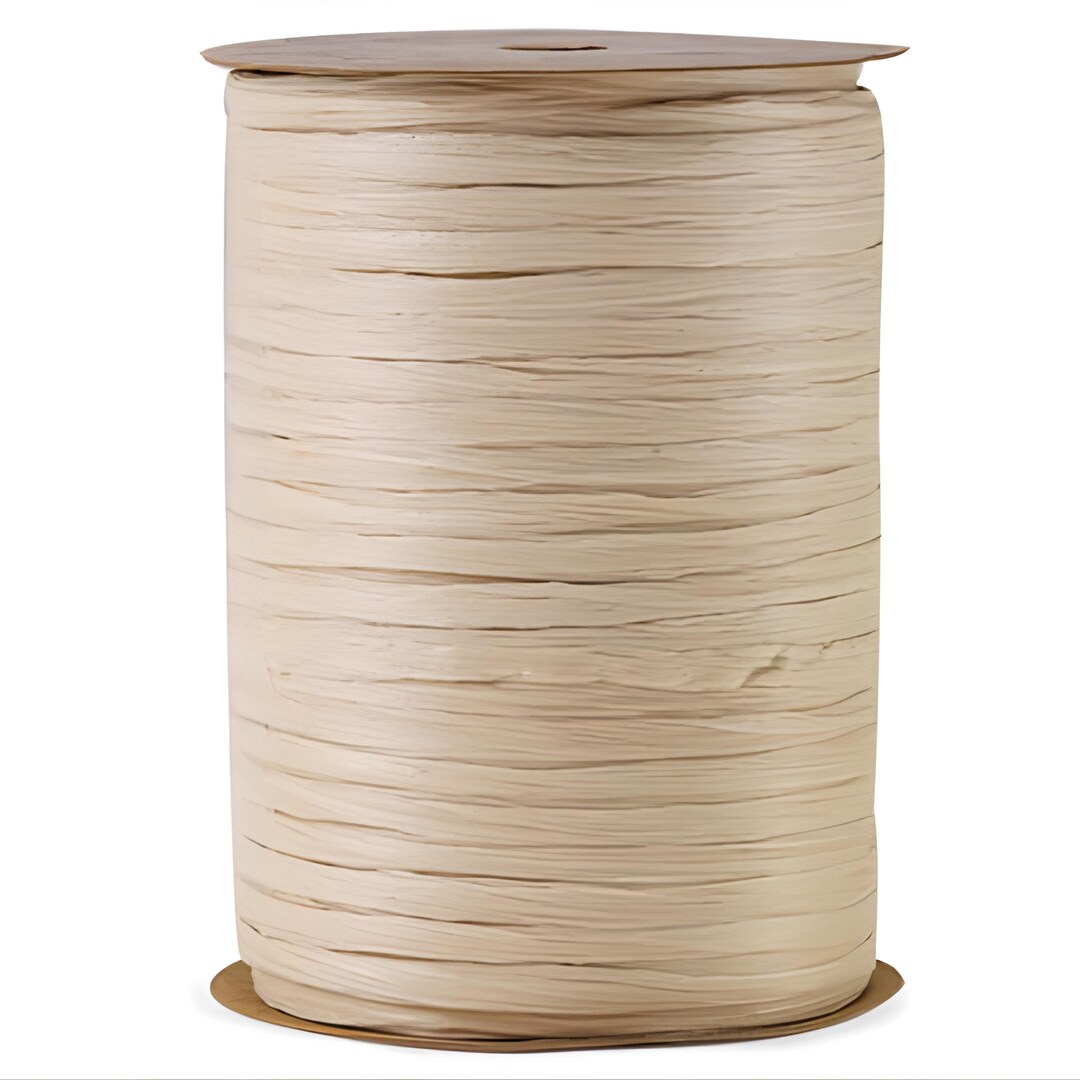 What Is Ribben Buff Ivory Buff Matte Rayon Raffia Ribbon 100 Yards Berwick Wraphia Gift ...
