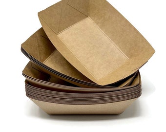 Kraft Paper Tray w/ Napkin and French Fries Mockup - Free Download