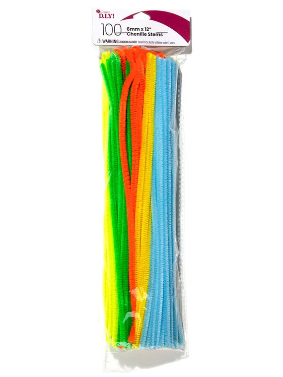 High Quality Bright Assorted Pipe cleaners approx 100