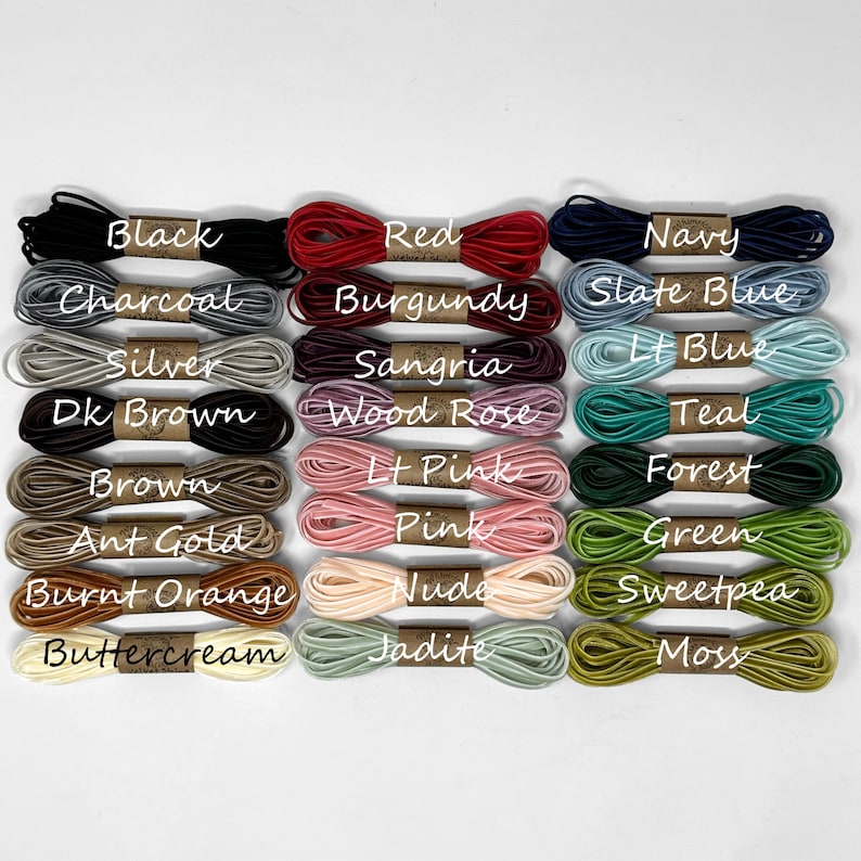 Velvet Ribbon 1/8 inch String Invitation Wedding Ornament Châteaucore Necklace Plush Cord Gift Bookmark Scrapbook Craft Card Holiday 5 Yards image 5