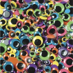 Googly Eyes Self-adhesive 66 Piece Set Wiggly Eyes Wobbly Eyes Topper  Sticker for Cardmaking and Paper Craft 