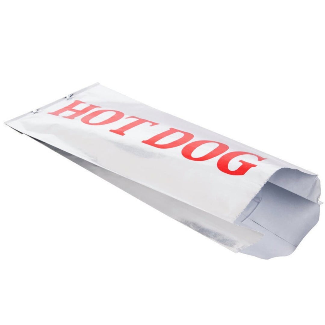 Foil Hot Dog Bags 25ct 3 1/2 X 1 1/2 X 9 Etsy