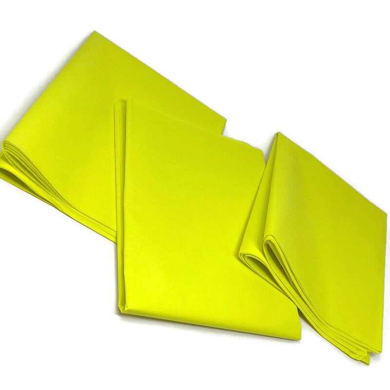 Limon (Yellow) Color Tissue Paper 20 x 30 24 Sheets / Pack