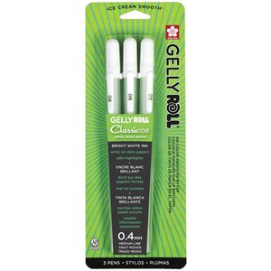 SAKURA Gelly Roll Glaze Pens Bright Assorted Colors 10-Pack - 9835507