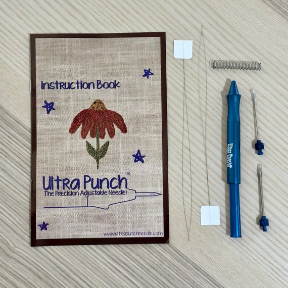 ULTRA PUNCH NEEDLE Embroidery Pen Set 3 Needle Sizes Mini Rug