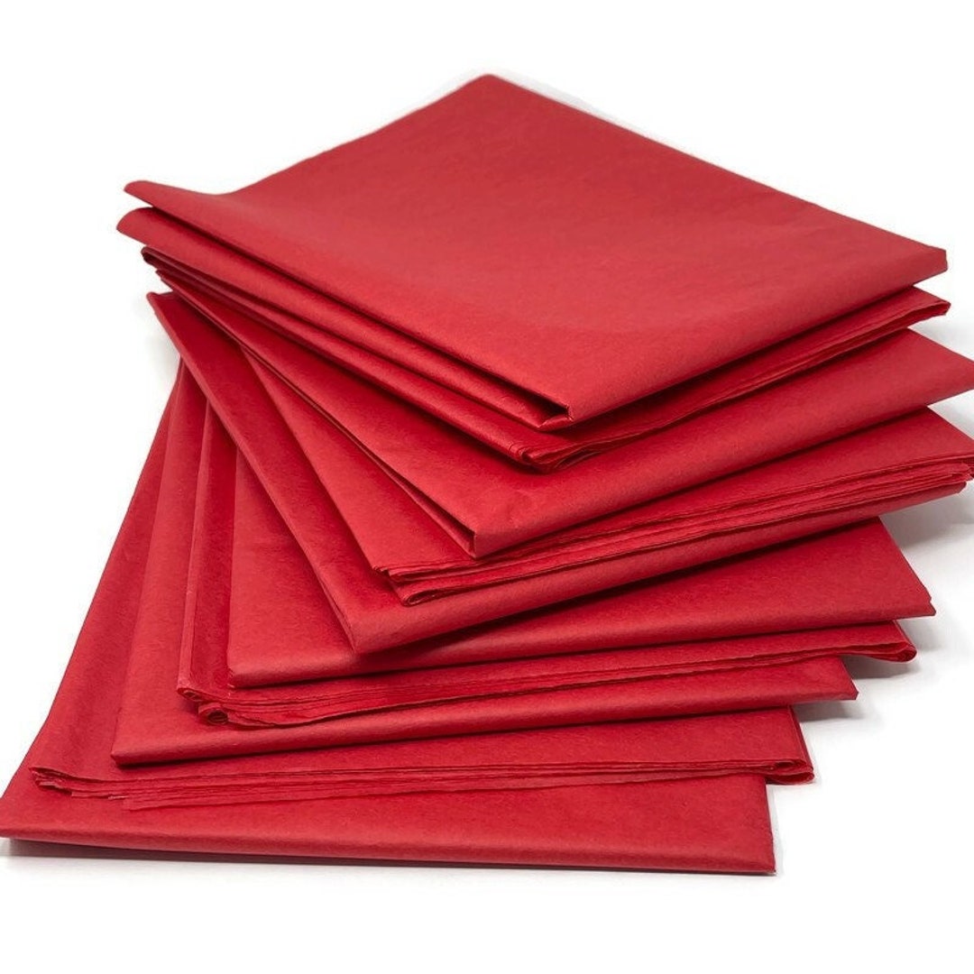 Tissue Paper L Mandarin Red Tissue Paper L Gift Wraping L DIY 