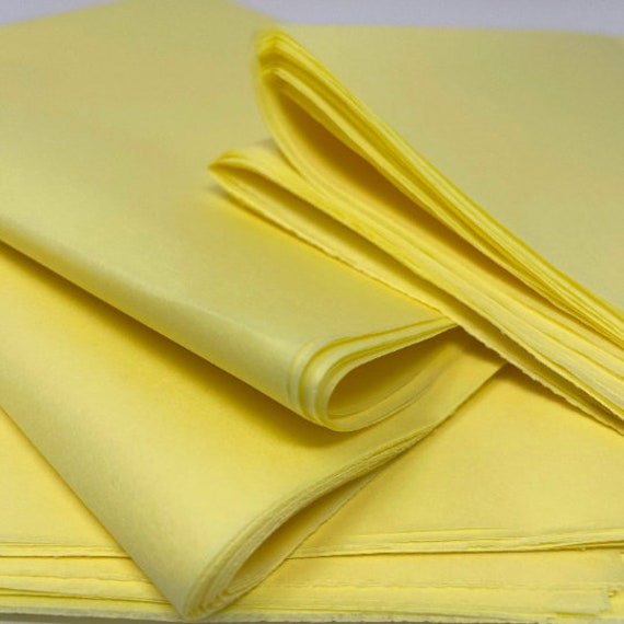 Yellow Tissue Paper 10-20 Sheets 20 X 30 Matte Premium Canary