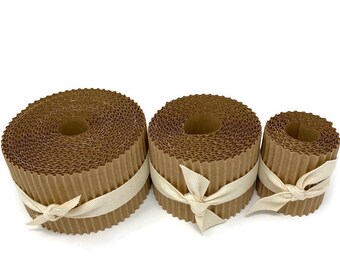 600mm (60cm) Wide Recycled CARDBOARD ROLLS Corrugated Wrap Packing