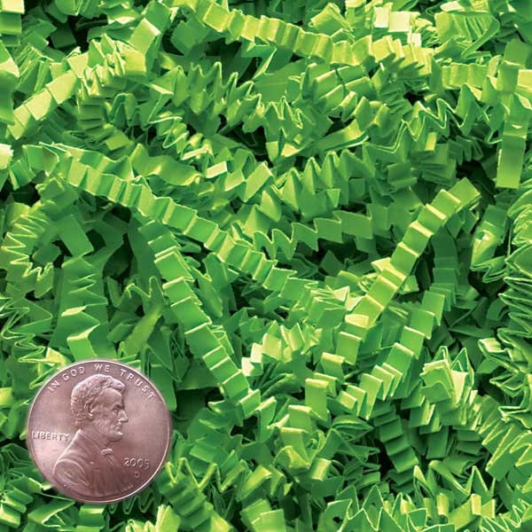 Lime Green Crinkle Paper Shred 4oz eco-friendly Gift Wrapping Baby Bridesmaid Box Easter Basket Grass Filler Party Supplies Decorations
