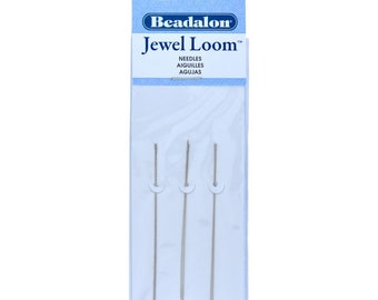 Jewel Bead Loom Needles 6/Pkg 3.125" BEADALON Jewelry Tools Craft Thin Small Bead Hole Needle