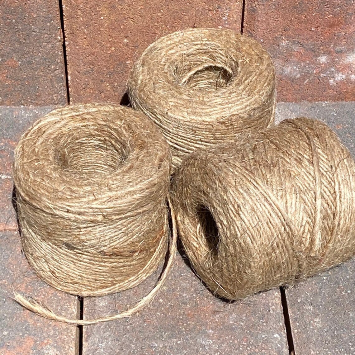 Jute Twine 1 Ply 285 feet 1mm Craft Gift Wrap Macrame Floral Etsy